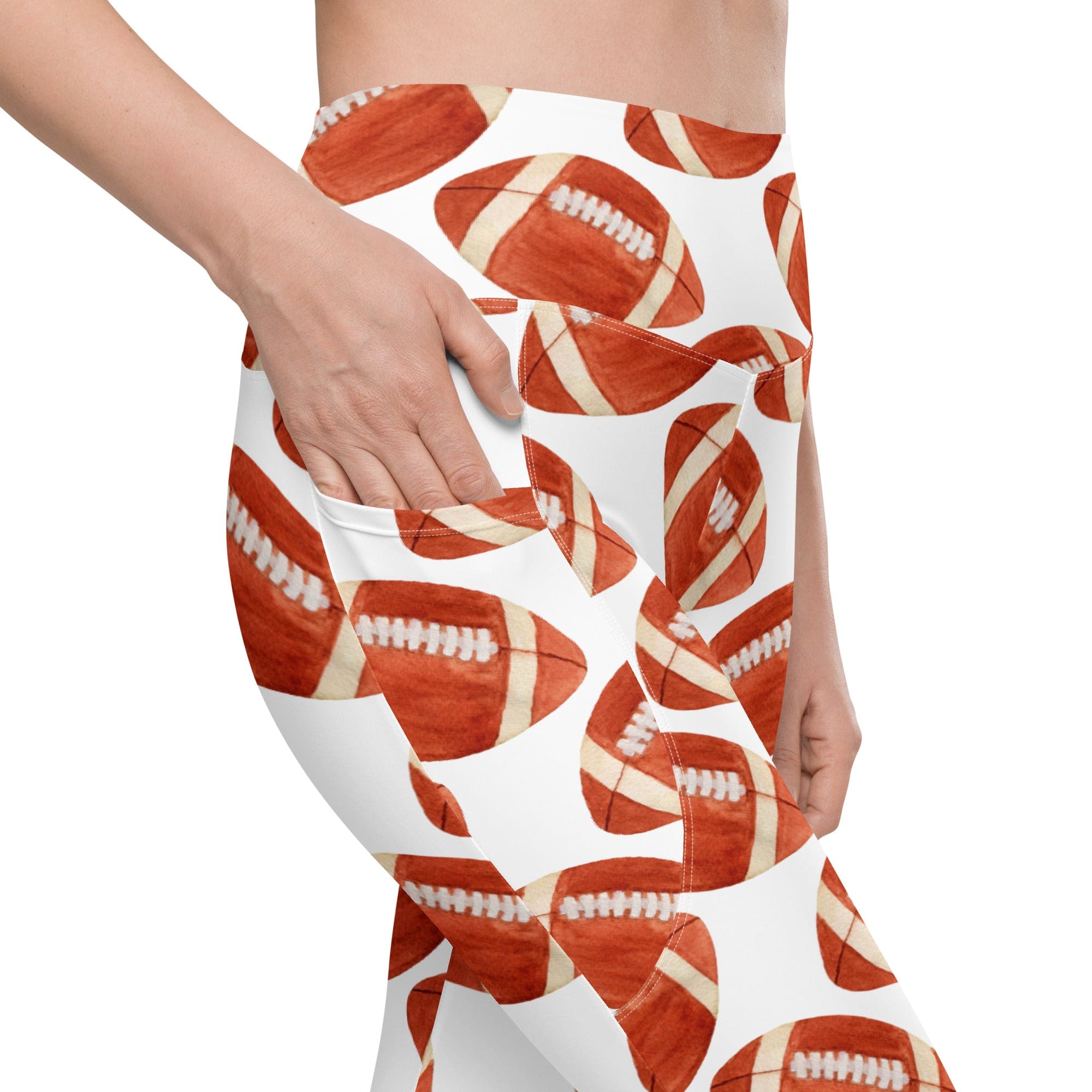 Football Fever Leggings With Pockets