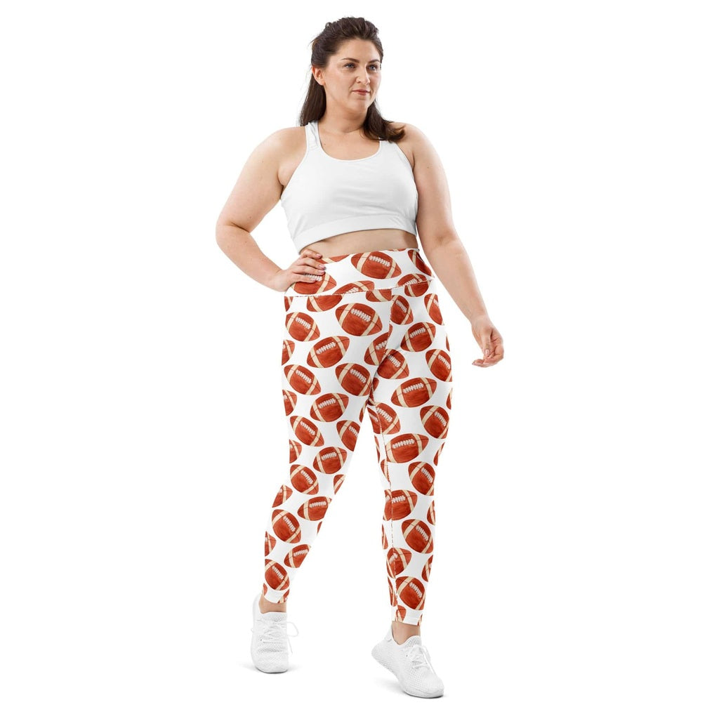 Football Fever Plus Size Leggings
