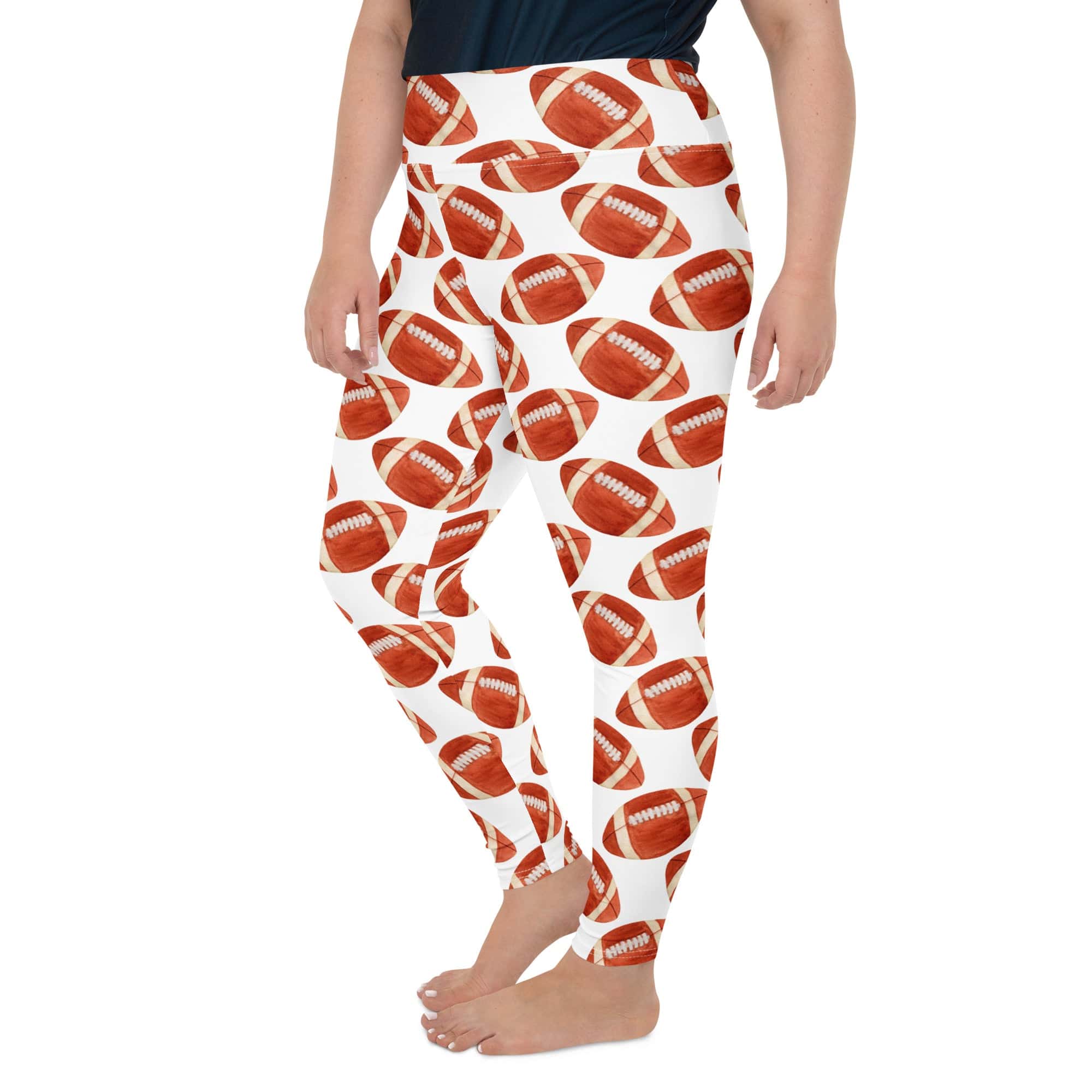 Football Fever Plus Size Leggings