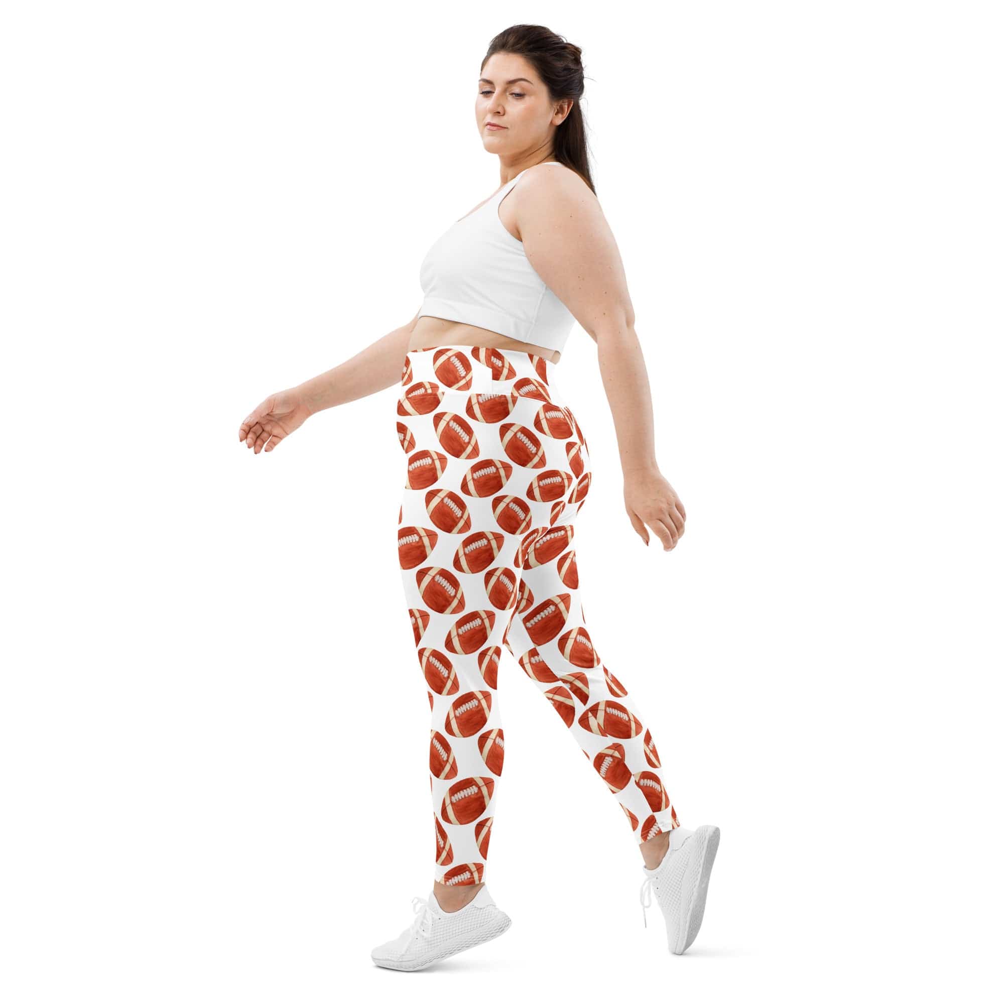 Football Fever Plus Size Leggings