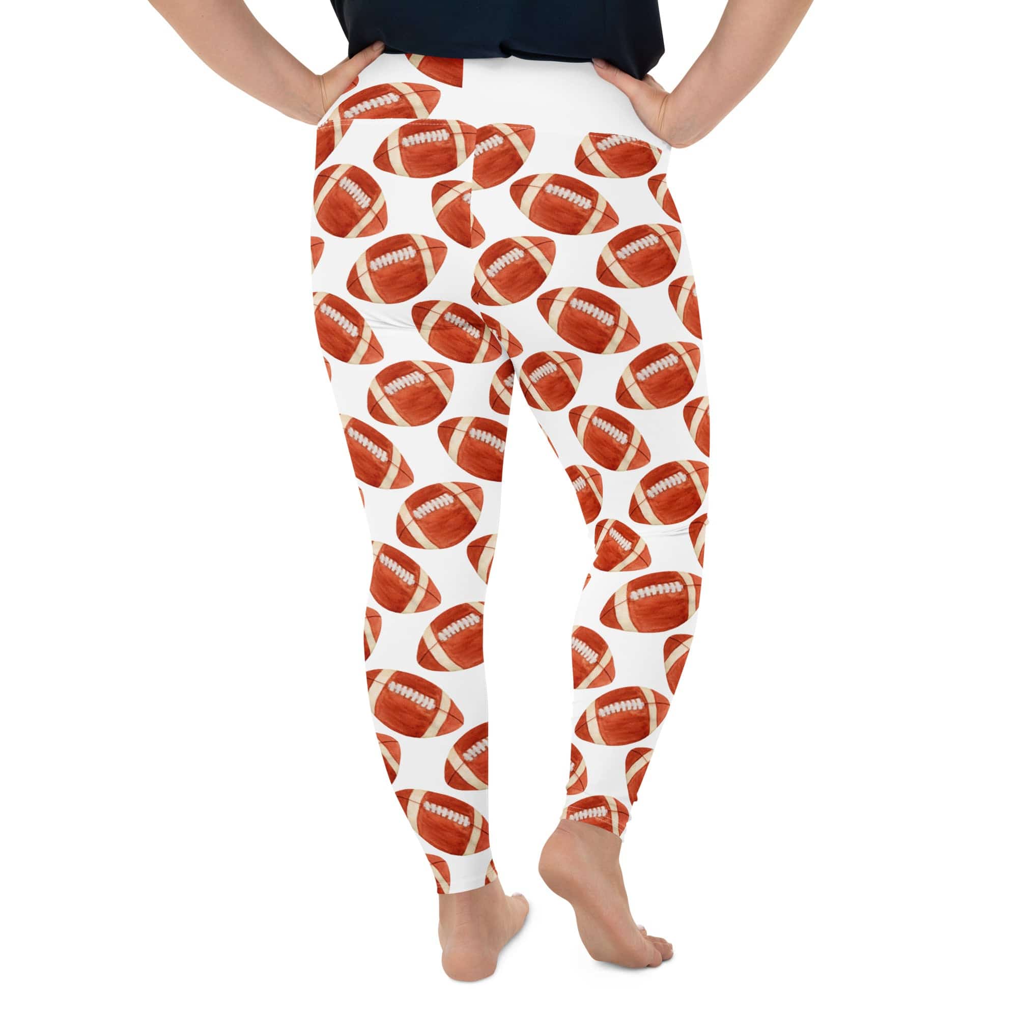 Football Fever Plus Size Leggings