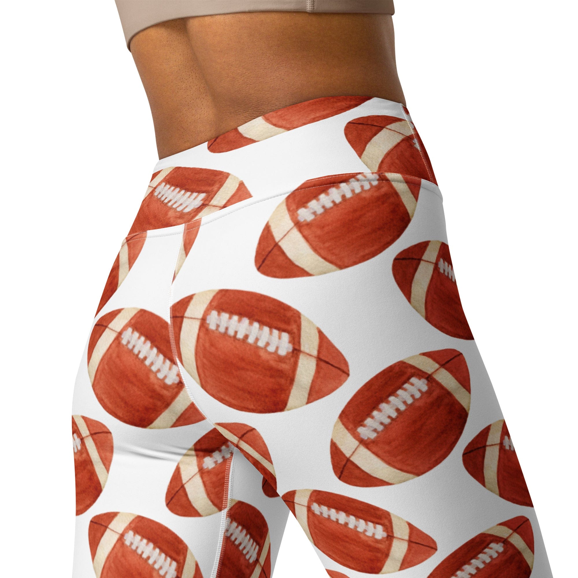 Football Fever Yoga Leggings