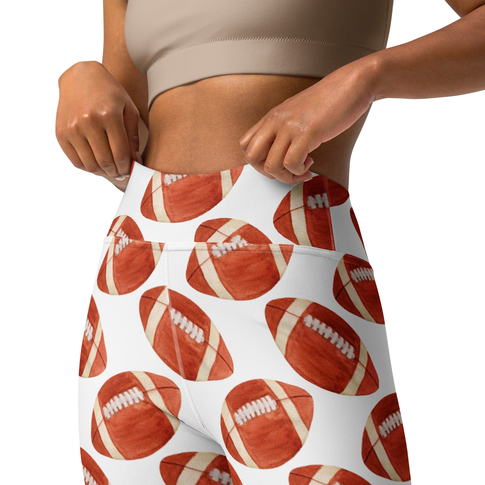 Football Fever Yoga Leggings