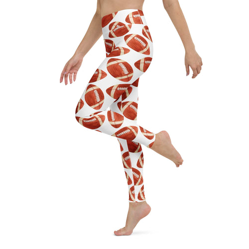 Football Fever Yoga Leggings