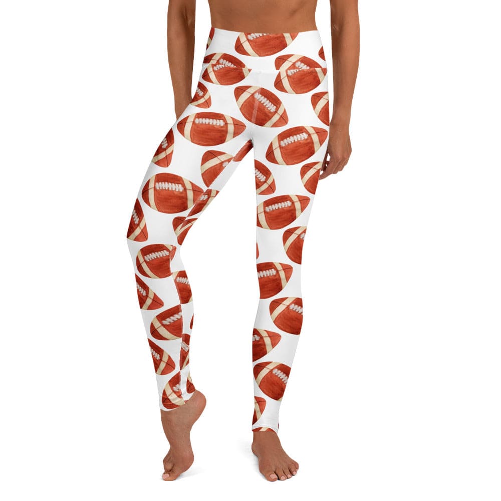 Football Fever Yoga Leggings