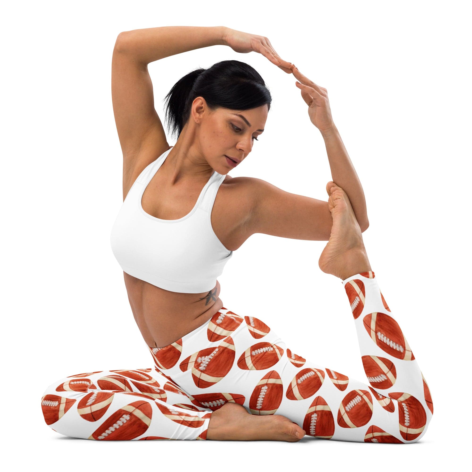 Football Fever Yoga Leggings