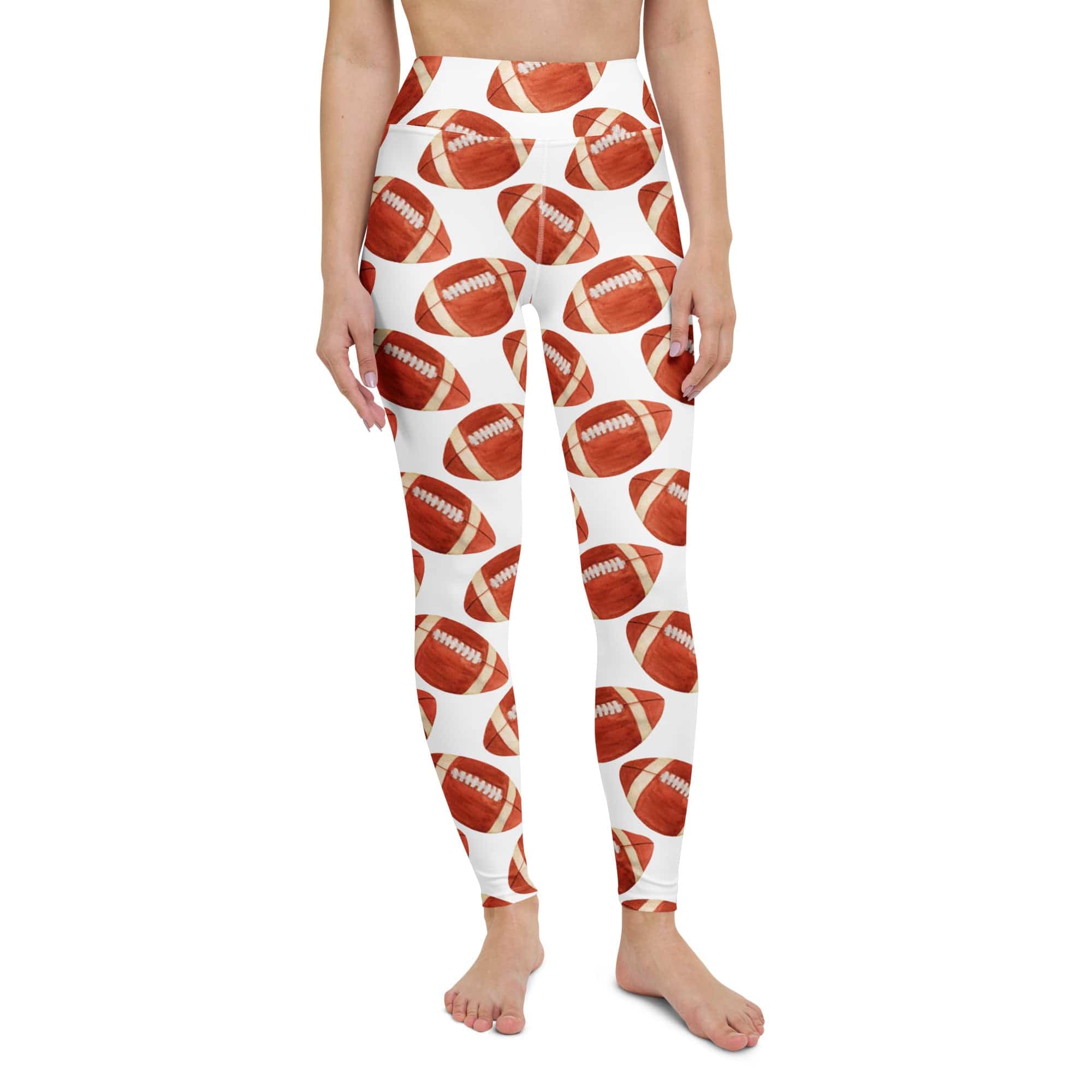 Football Fever Yoga Leggings