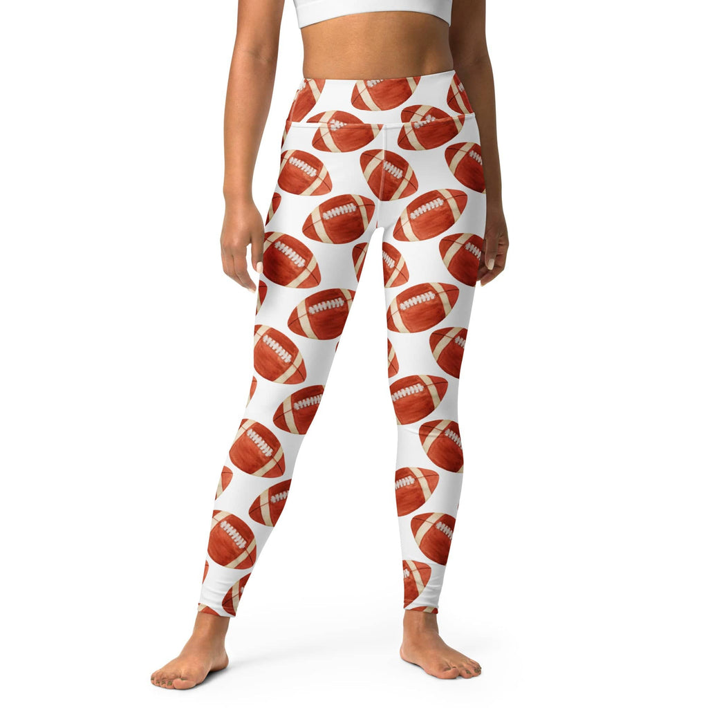 Football Fever Yoga Leggings