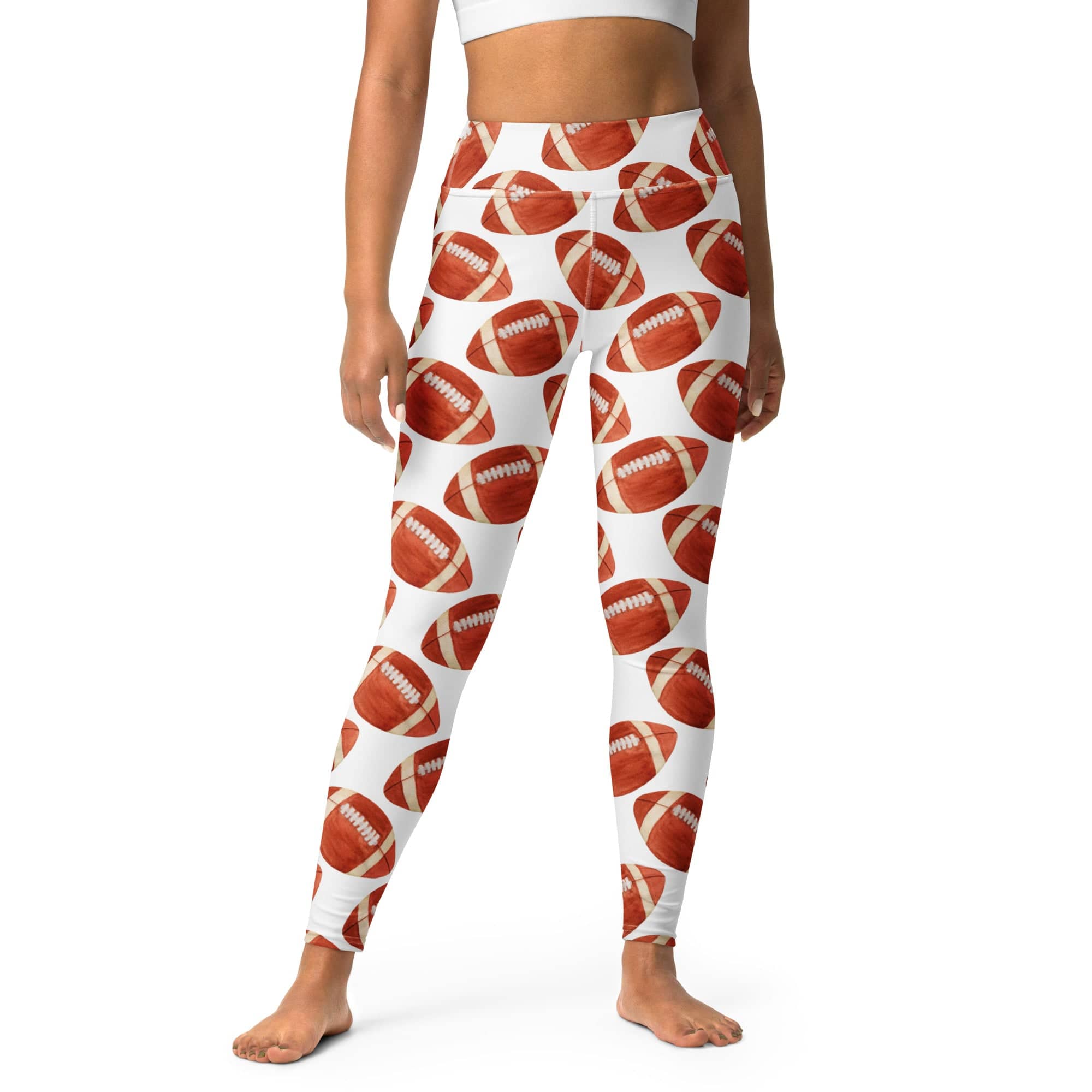Football Fever Yoga Leggings
