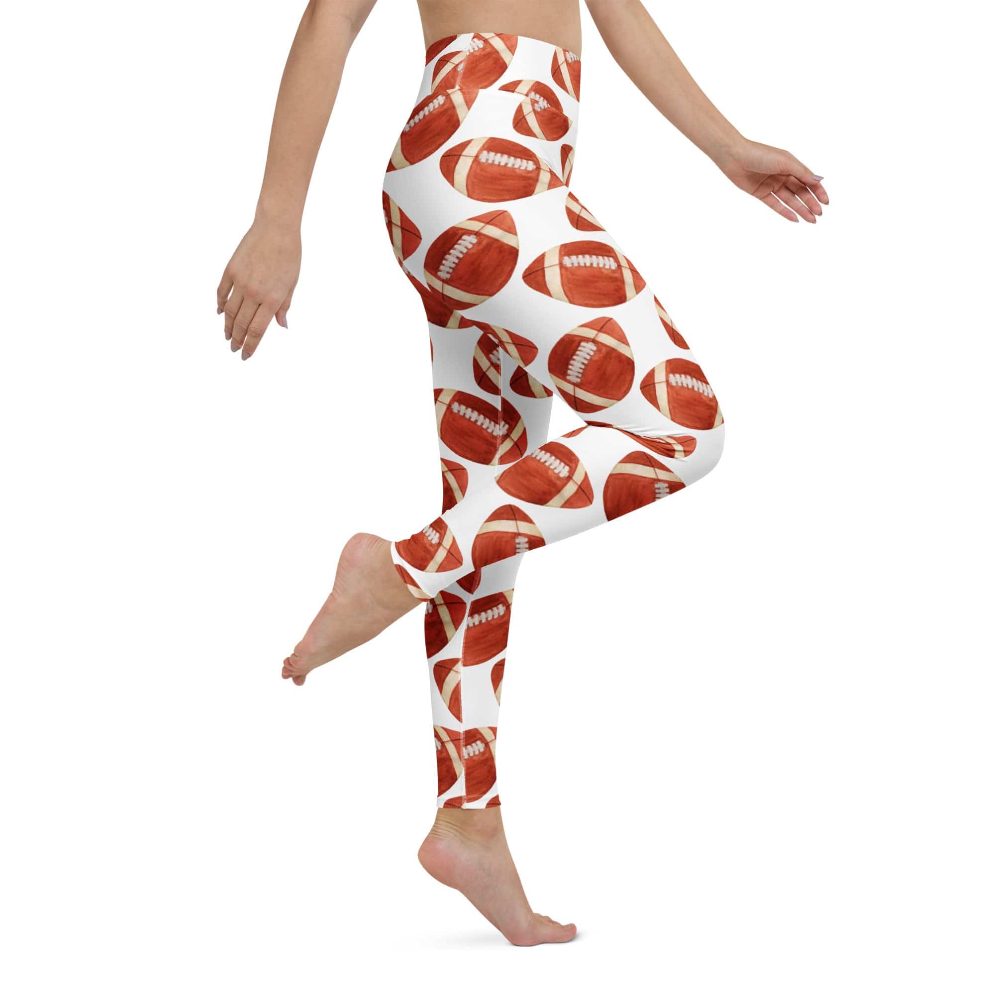 Football Fever Yoga Leggings