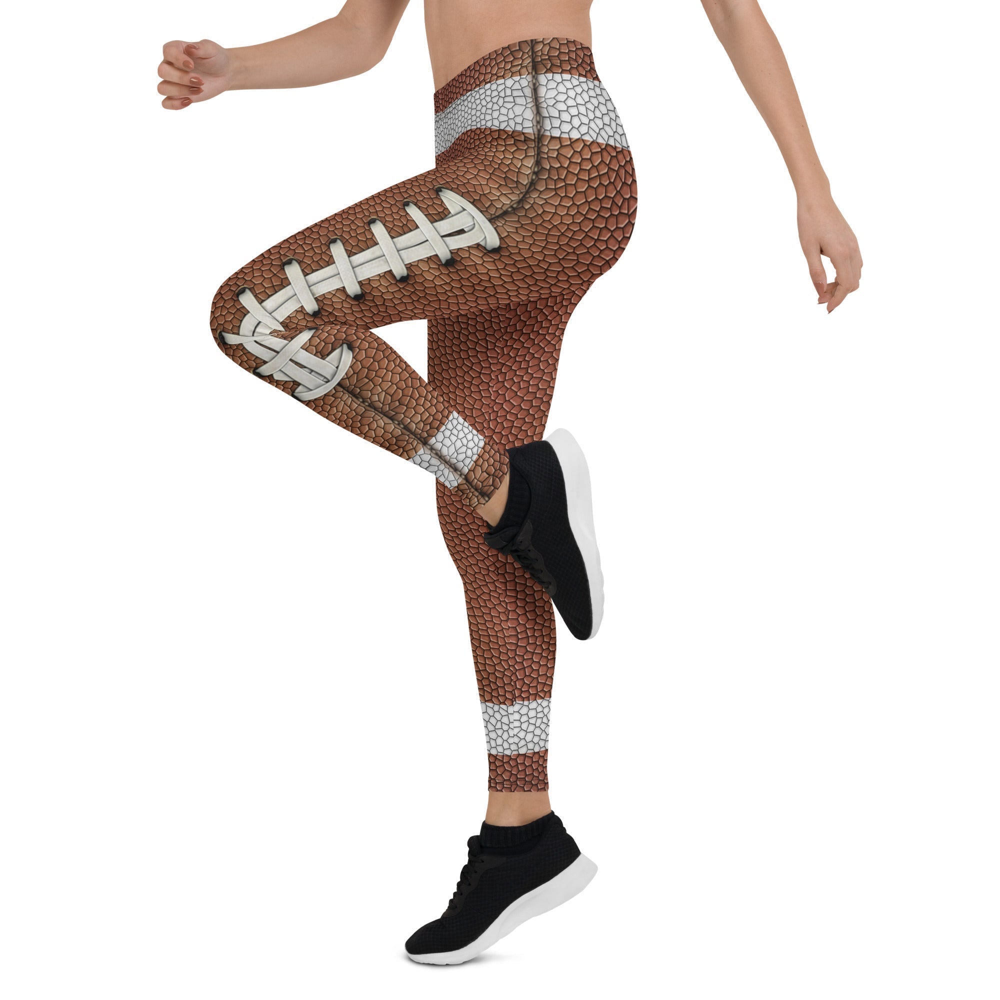 Comfortable Football Patterned Leggings FIERCEPULSE