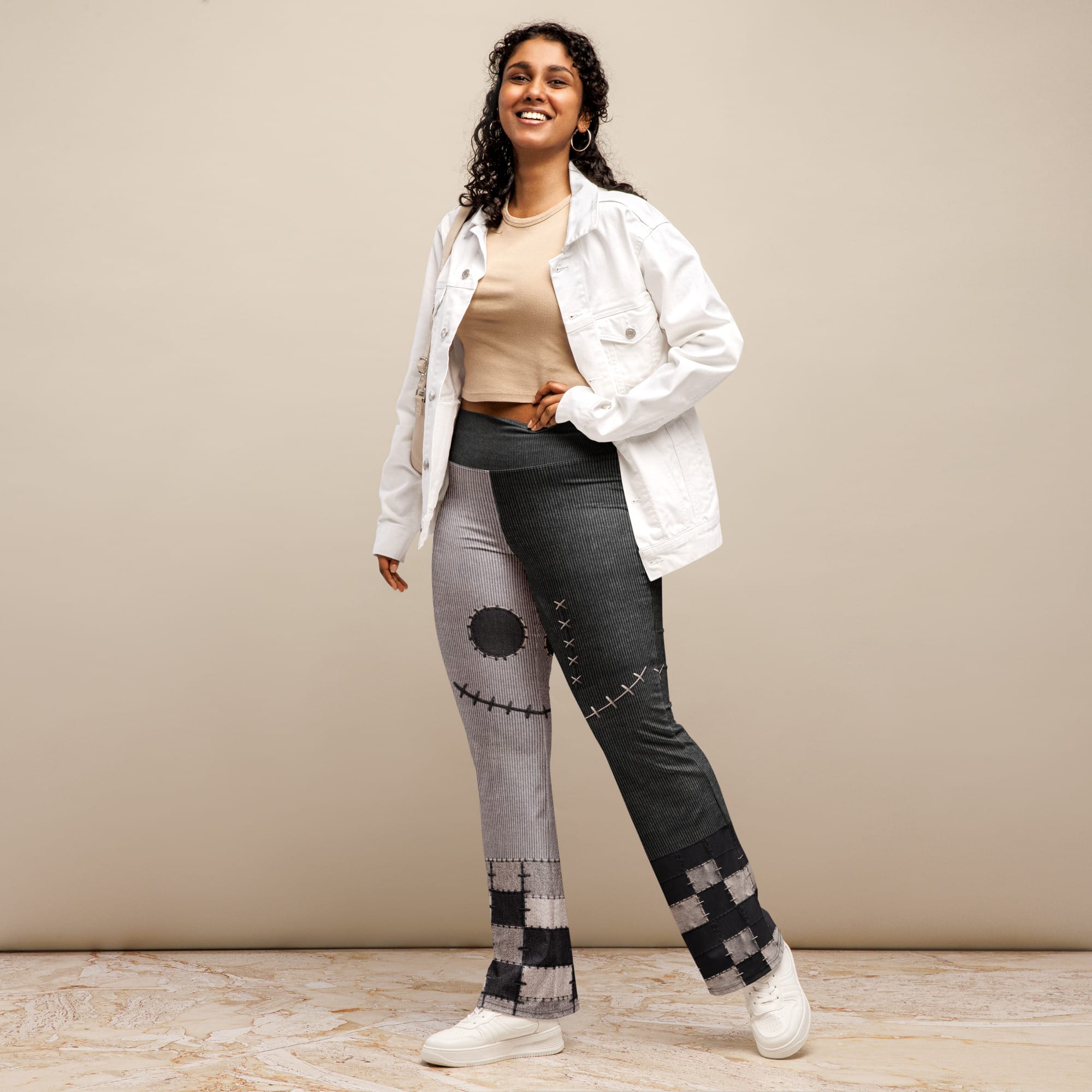 Frankenstitch Flare Leggings