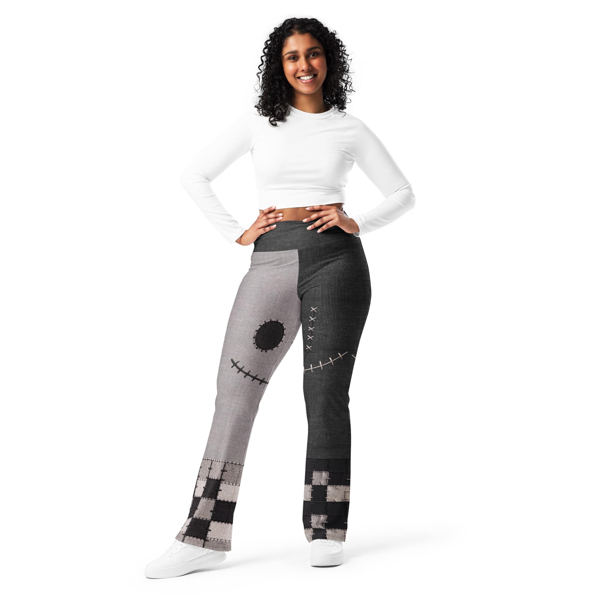 Frankenstitch Flare Leggings