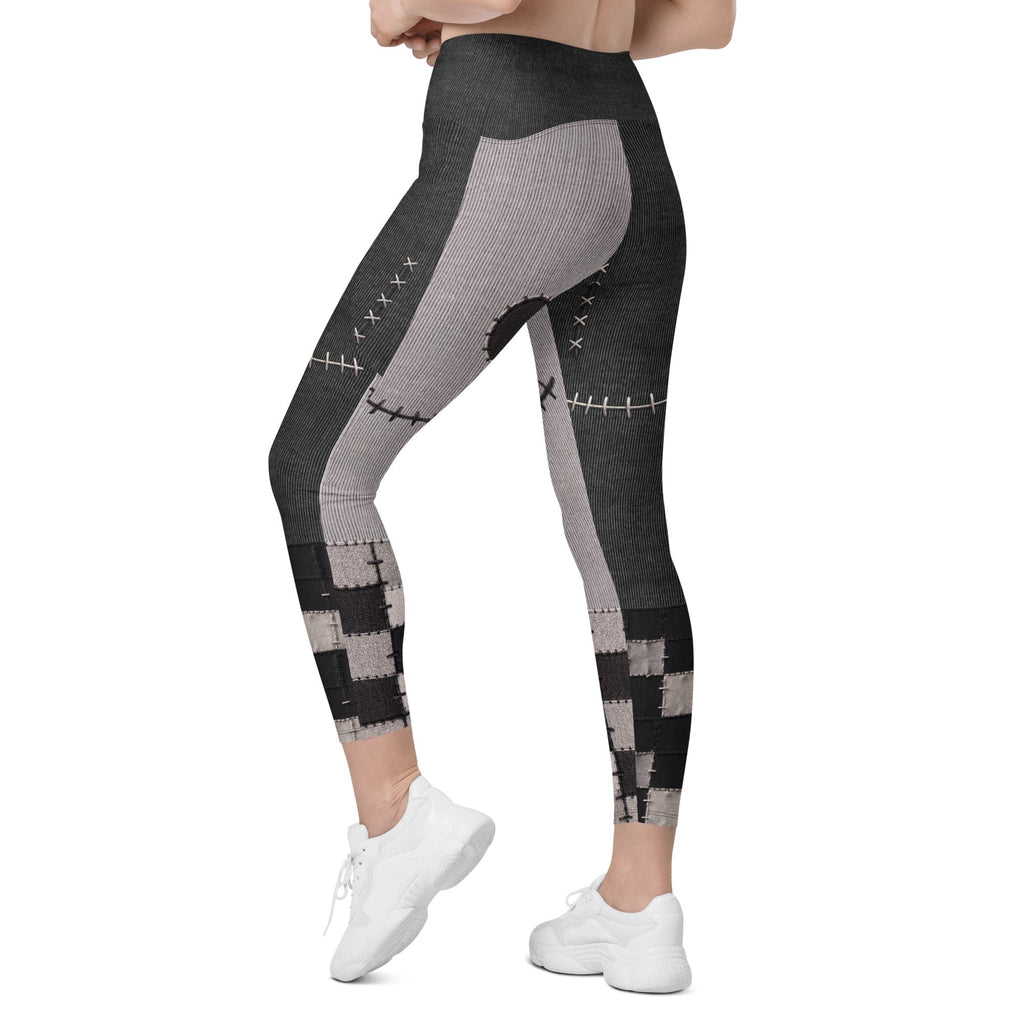 Frankenstitch Leggings With Pockets