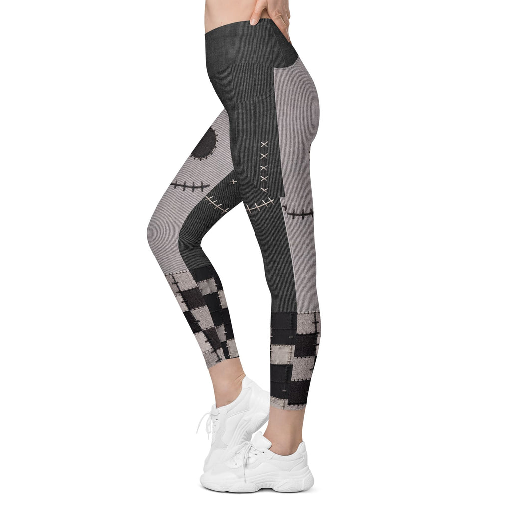 Frankenstitch Leggings With Pockets