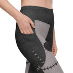Frankenstitch Leggings With Pockets