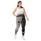 Frankenstitch Plus Size Leggings