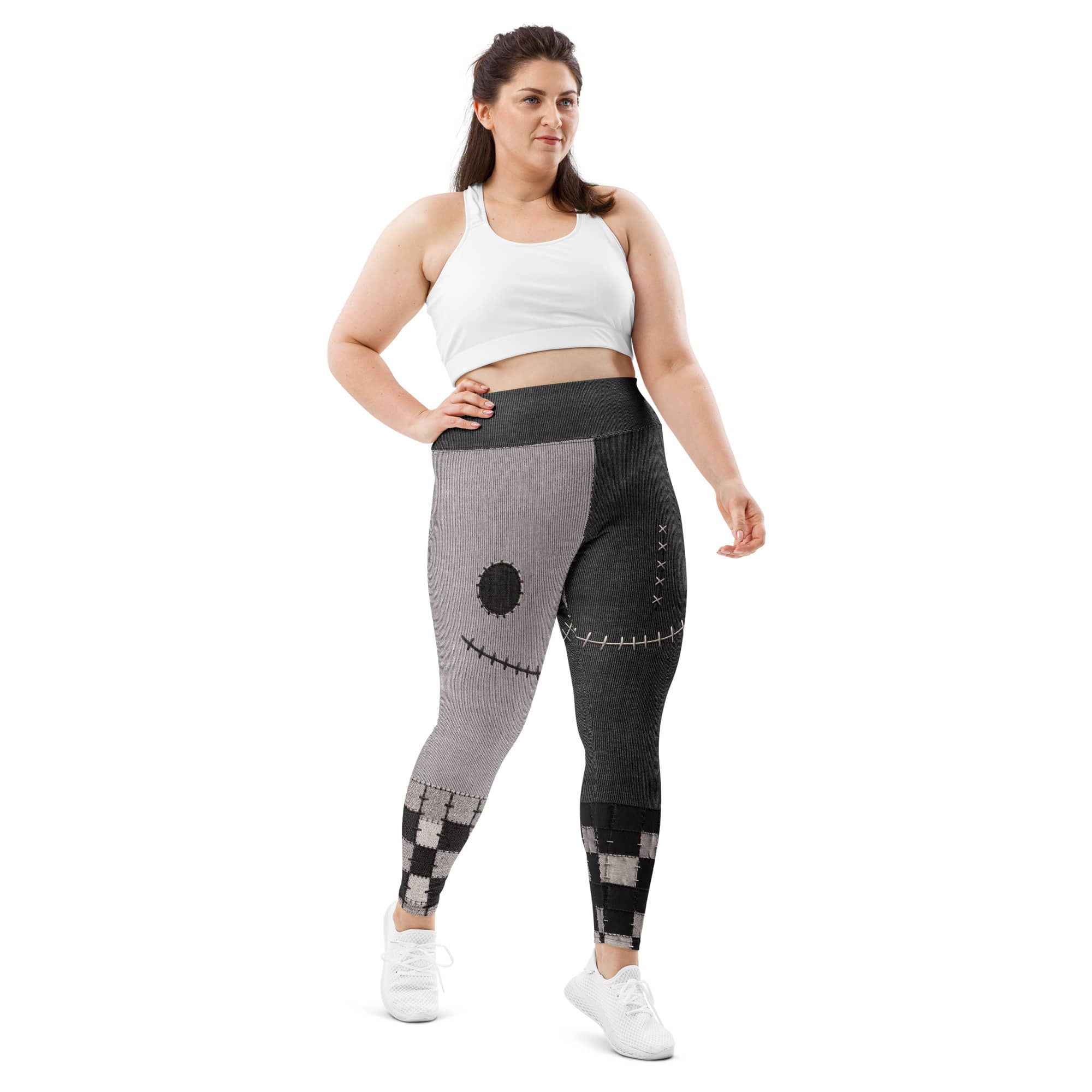Frankenstitch Plus Size Leggings