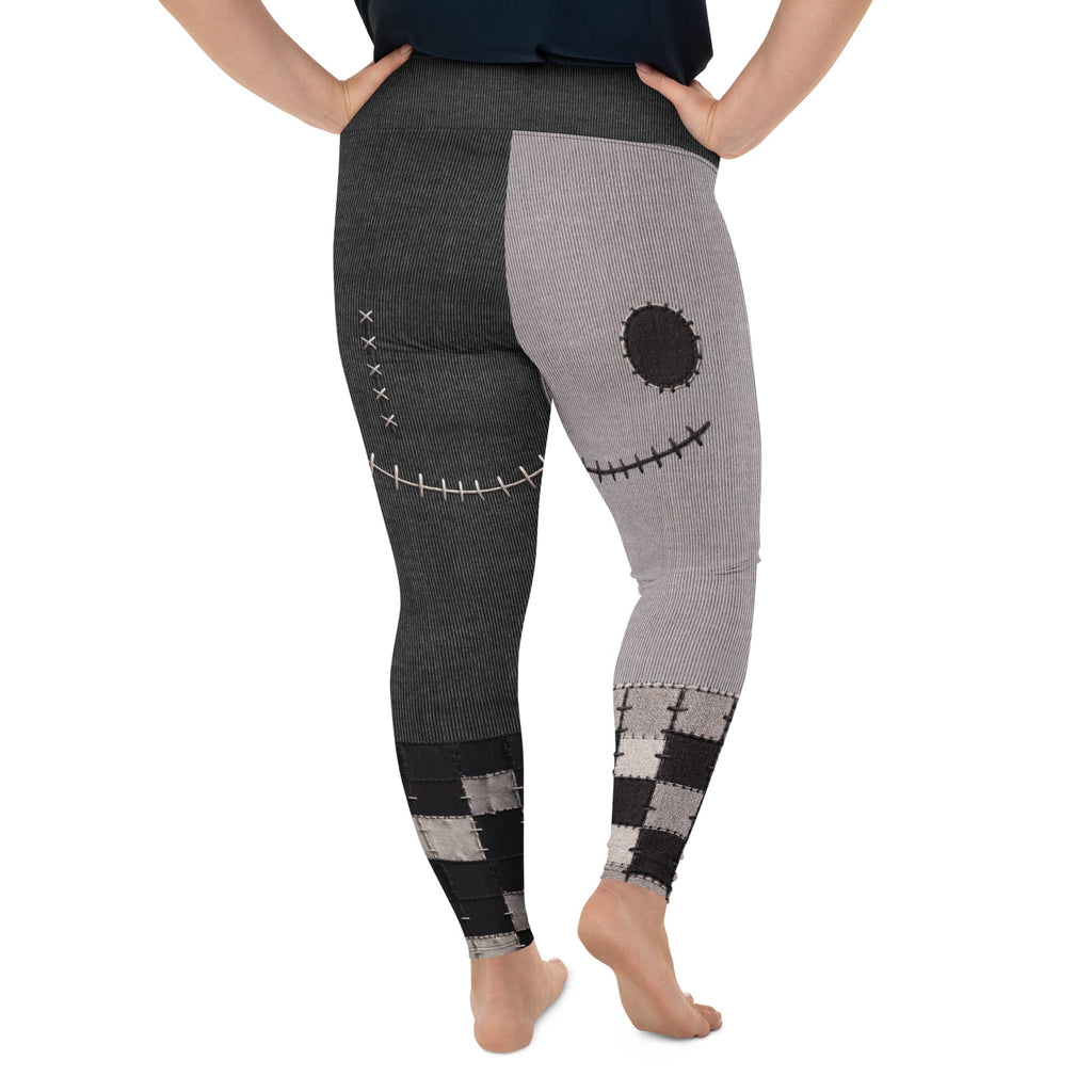 Frankenstitch Plus Size Leggings