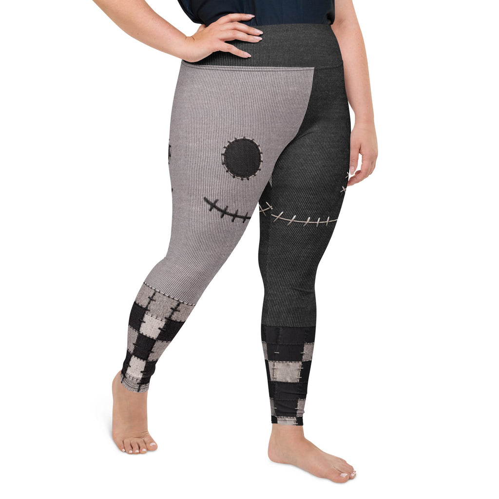 Frankenstitch Plus Size Leggings