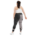 Frankenstitch Plus Size Leggings