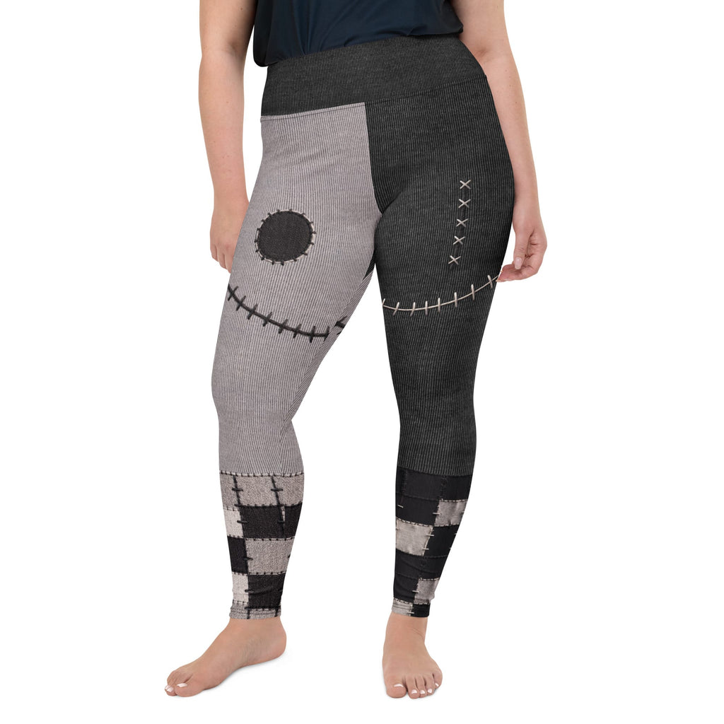 Frankenstitch Plus Size Leggings