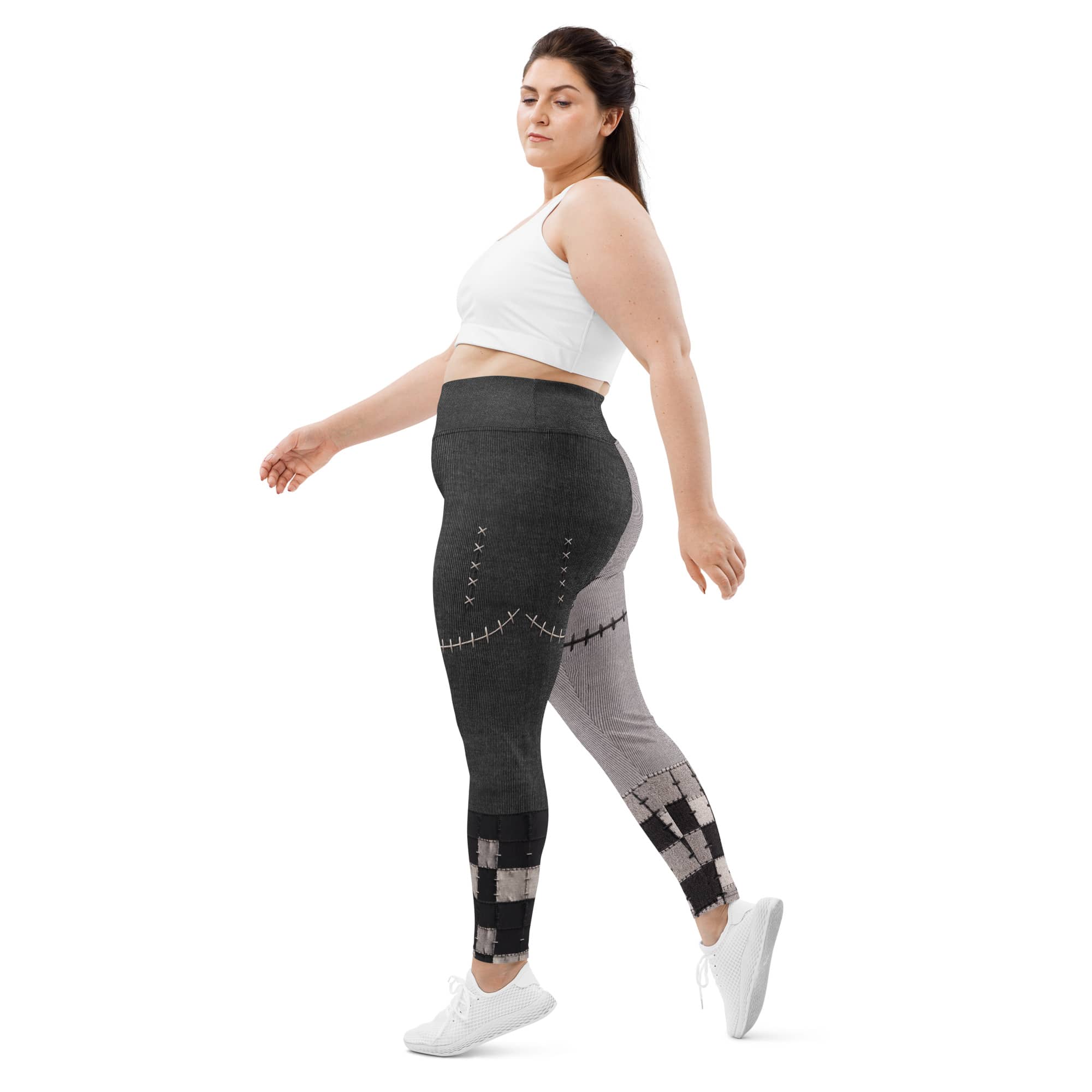 Frankenstitch Plus Size Leggings