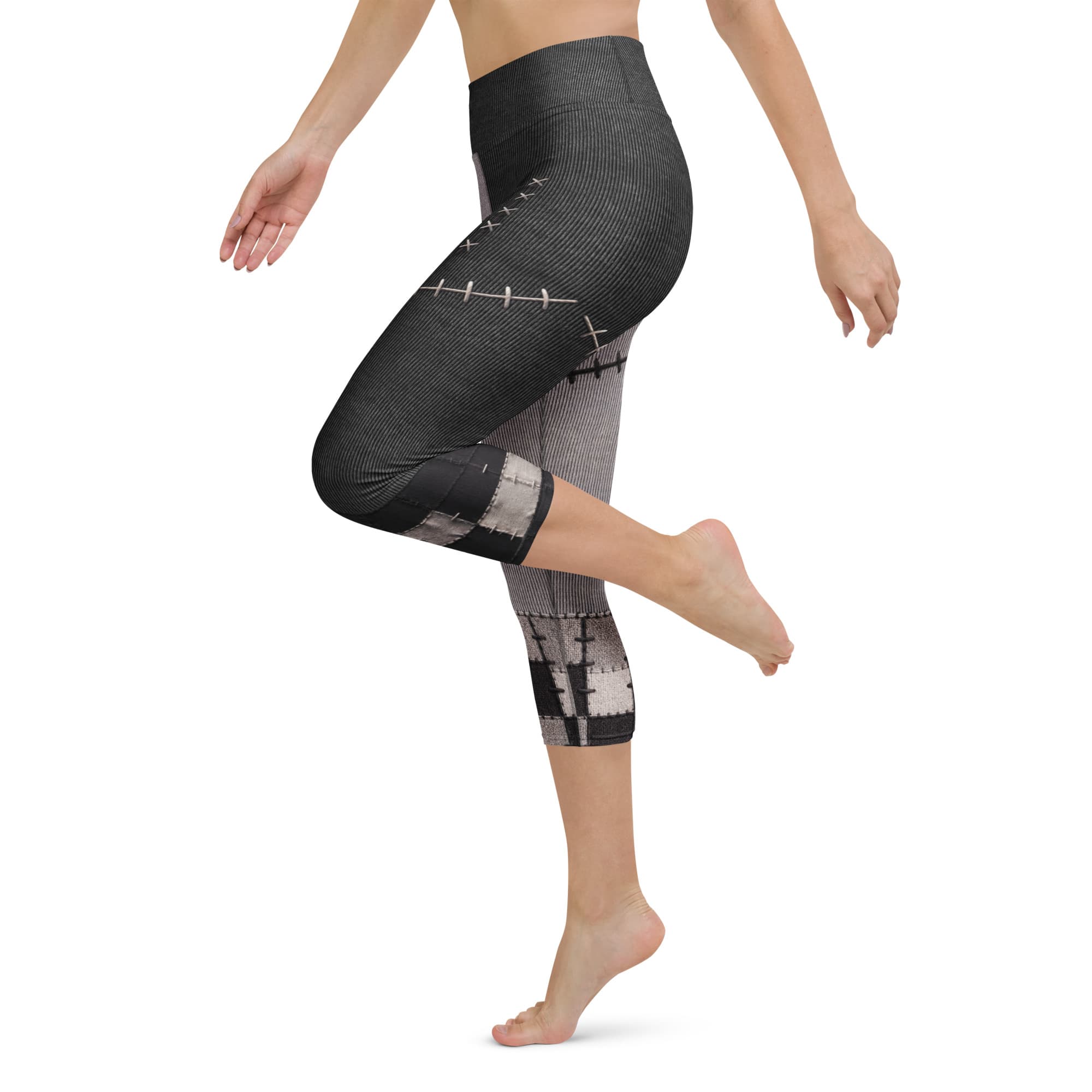 Frankenstitch Yoga Capris