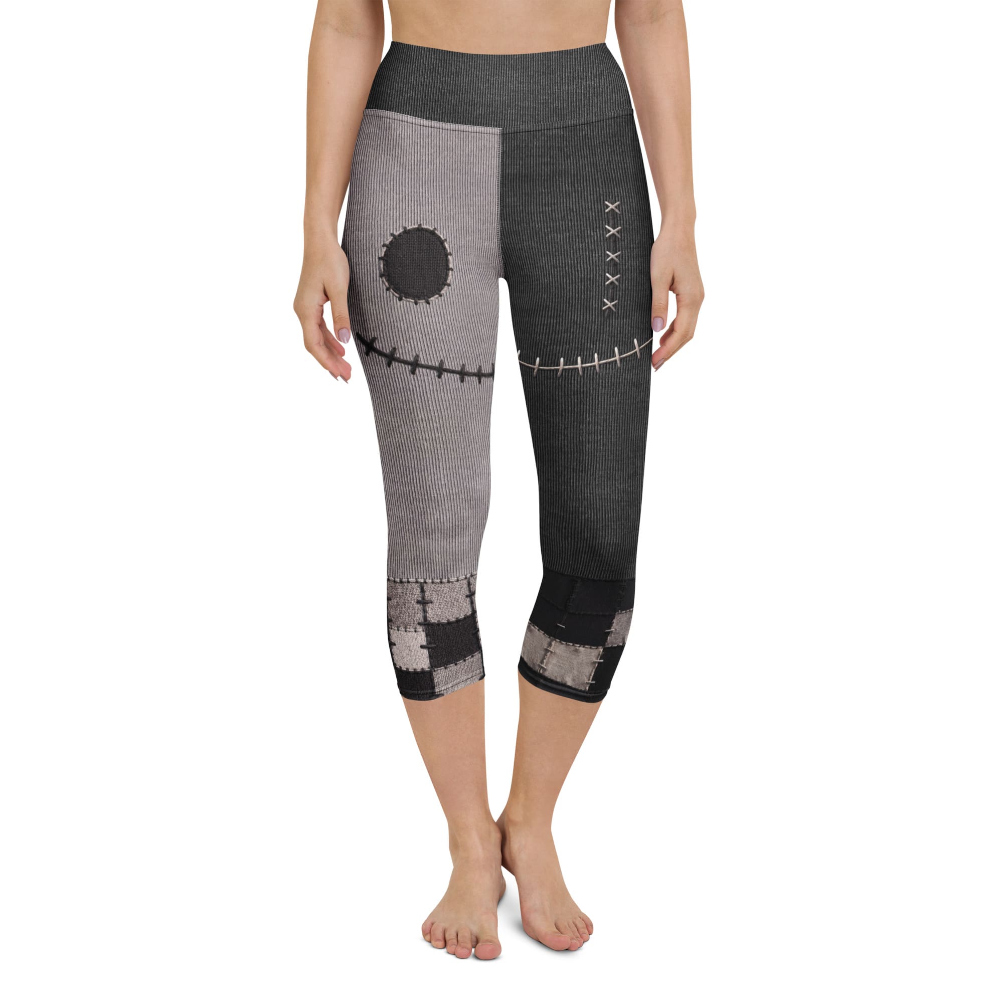 Frankenstitch Yoga Capris