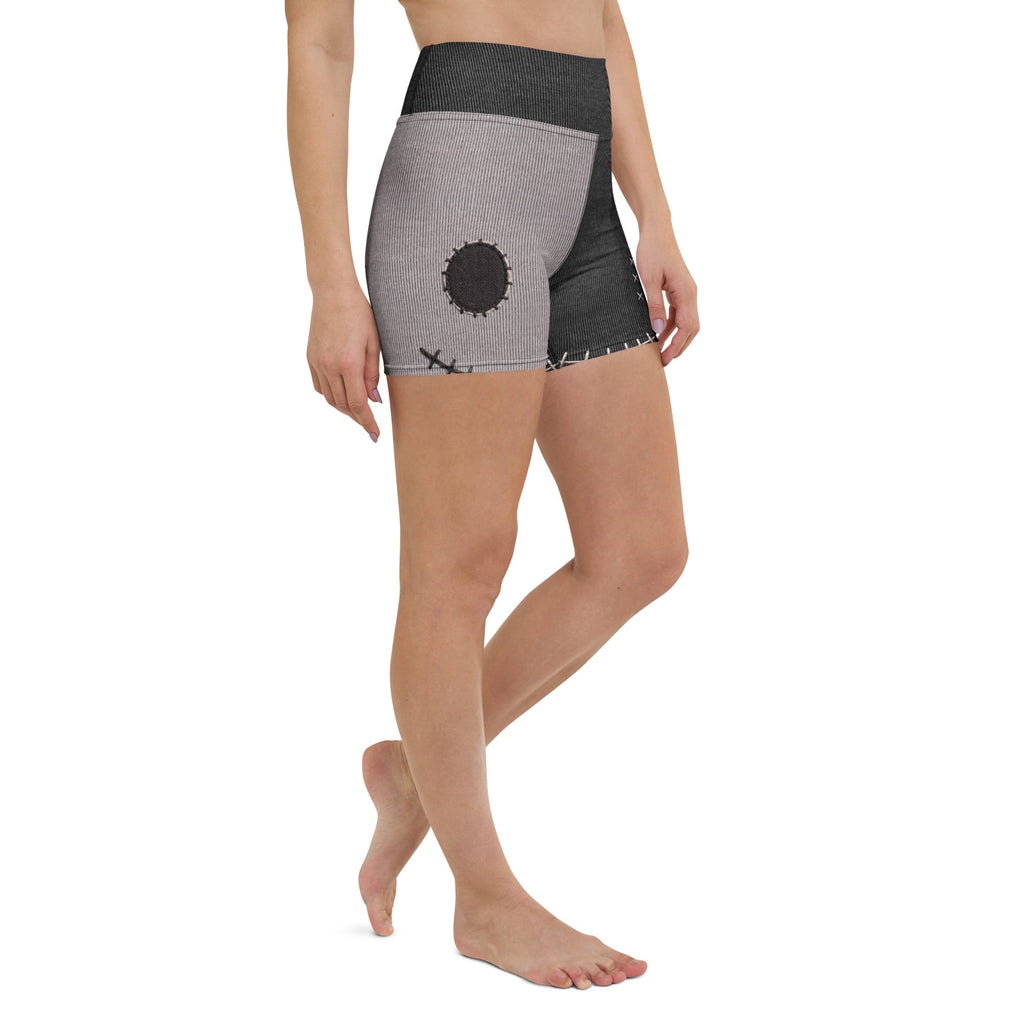 Frankenstitch Yoga Shorts
