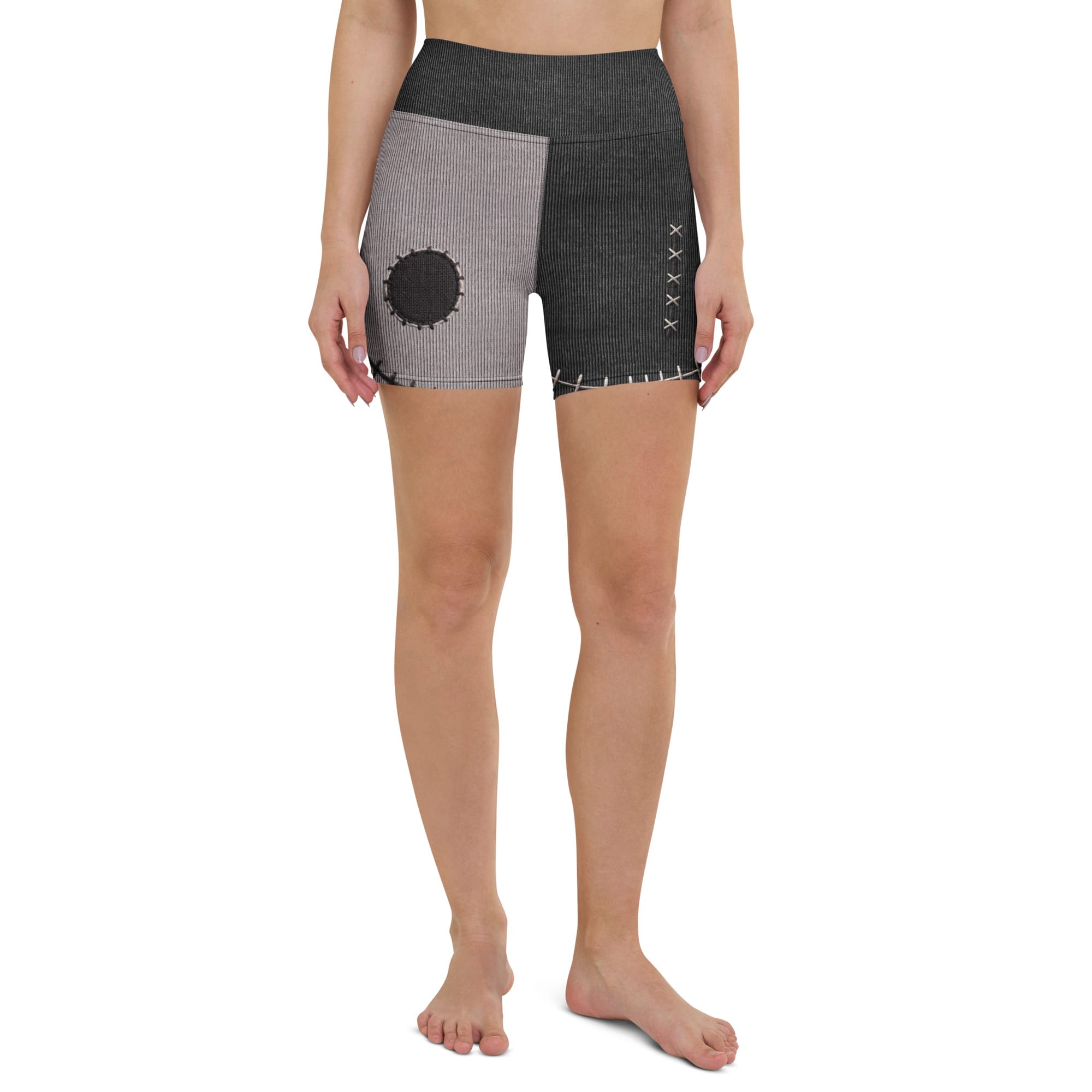 Frankenstitch Yoga Shorts