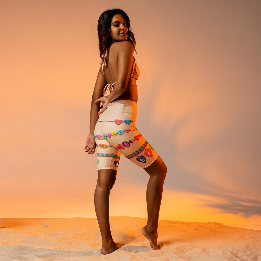 Friendship Bracelet Biker Shorts