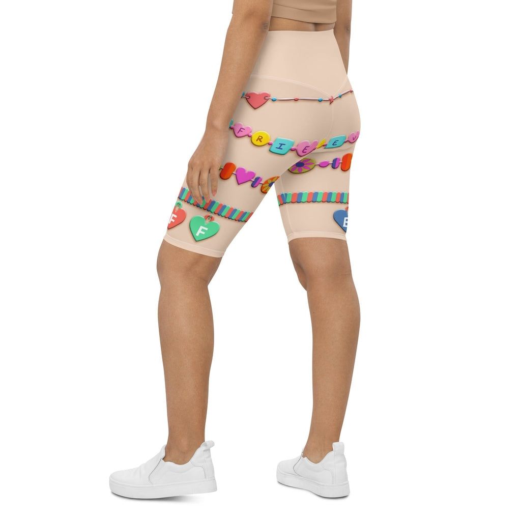 Friendship Bracelet Biker Shorts
