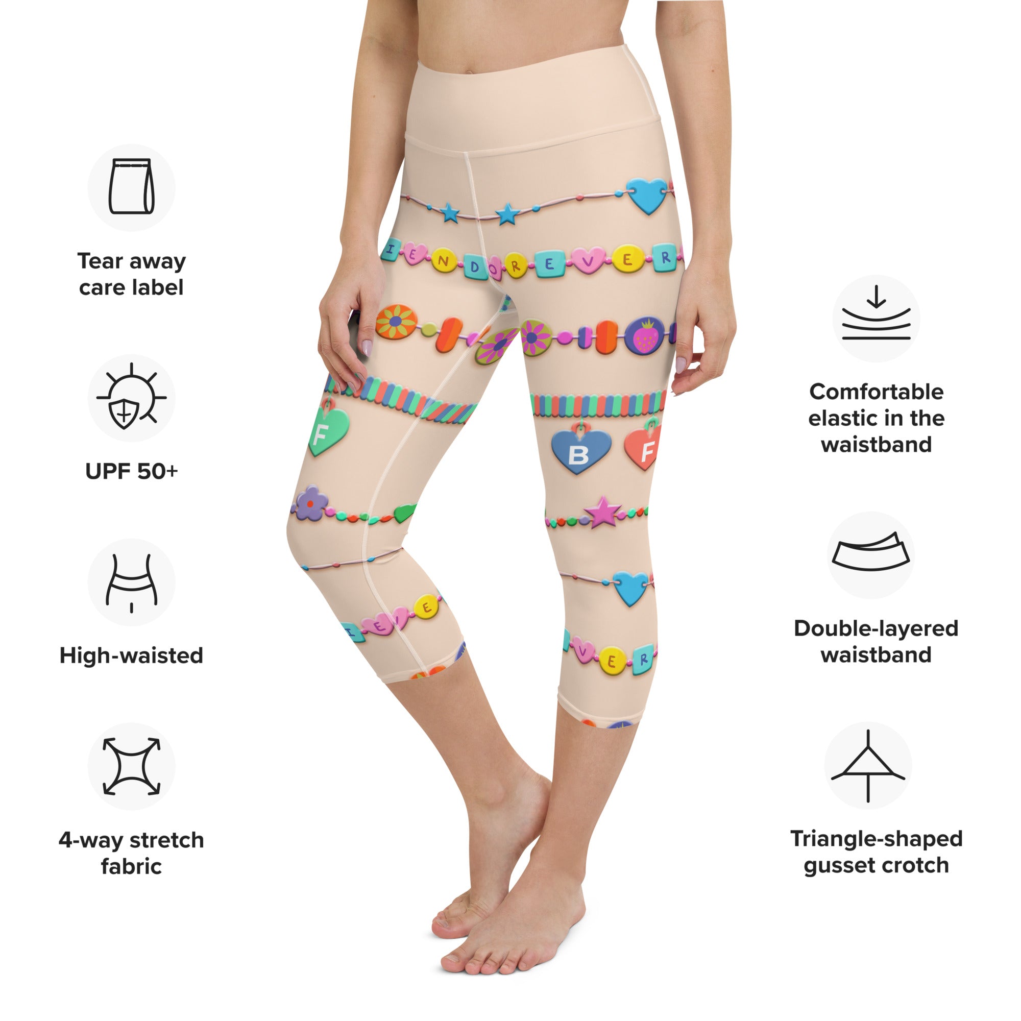 Friendship Bracelet Yoga Capris