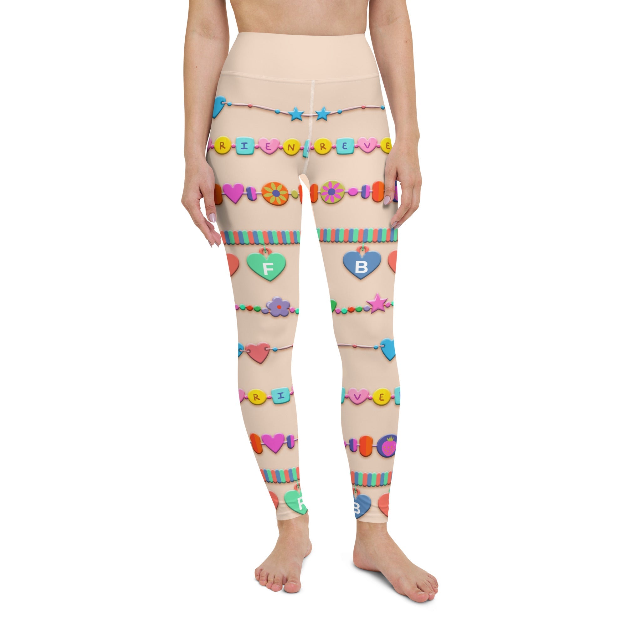 Friendship Bracelet Yoga Leggings