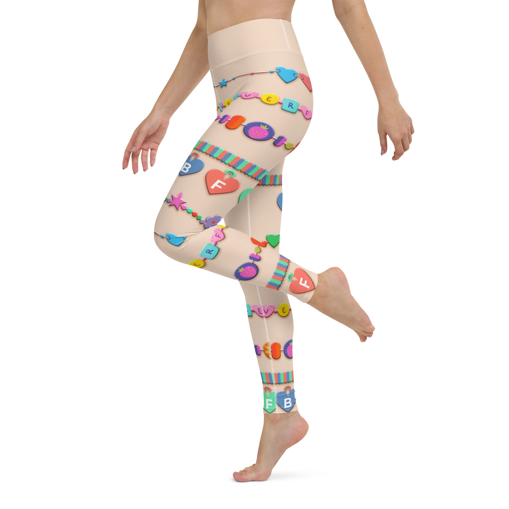 Friendship Bracelet Yoga Leggings