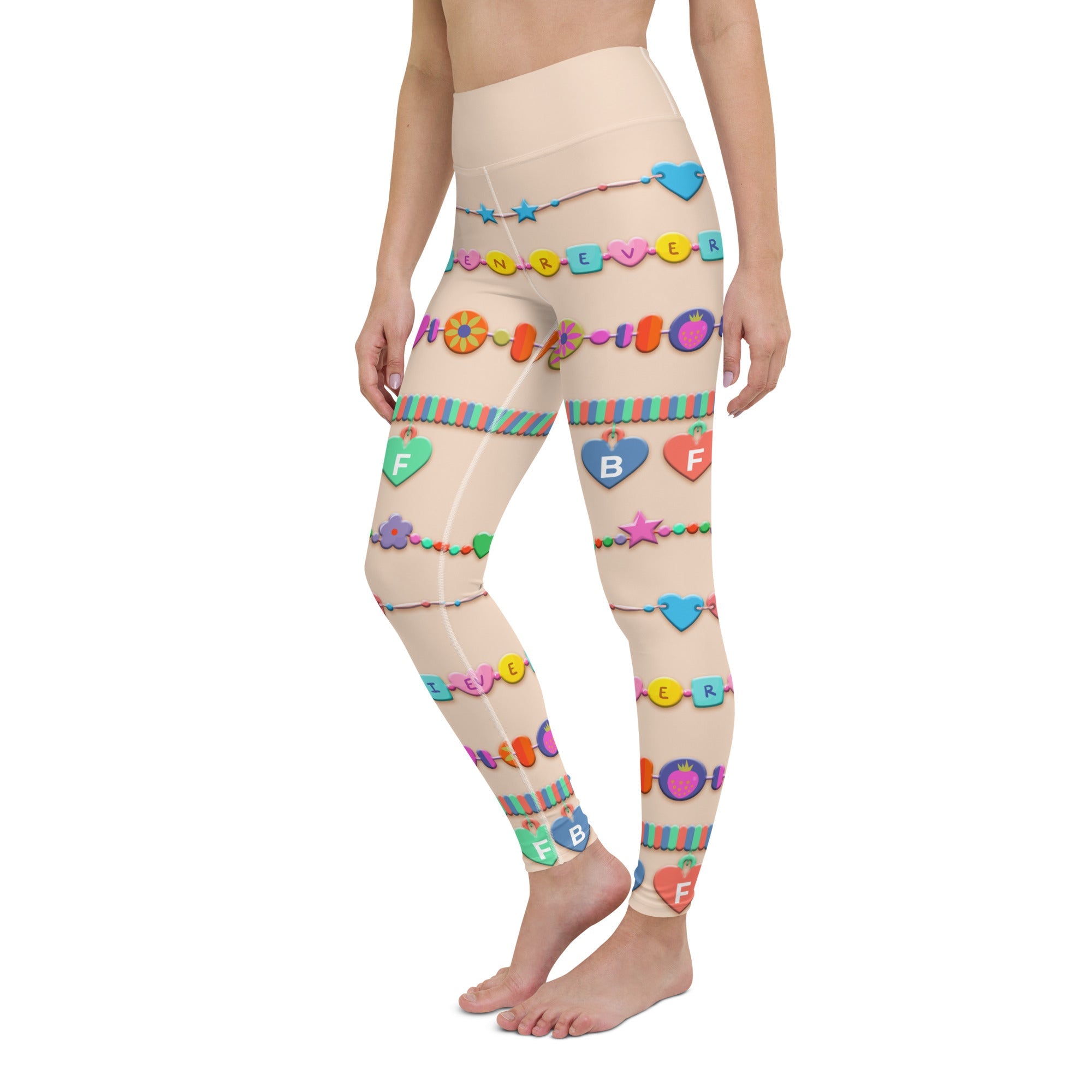 Friendship Bracelet Yoga Leggings