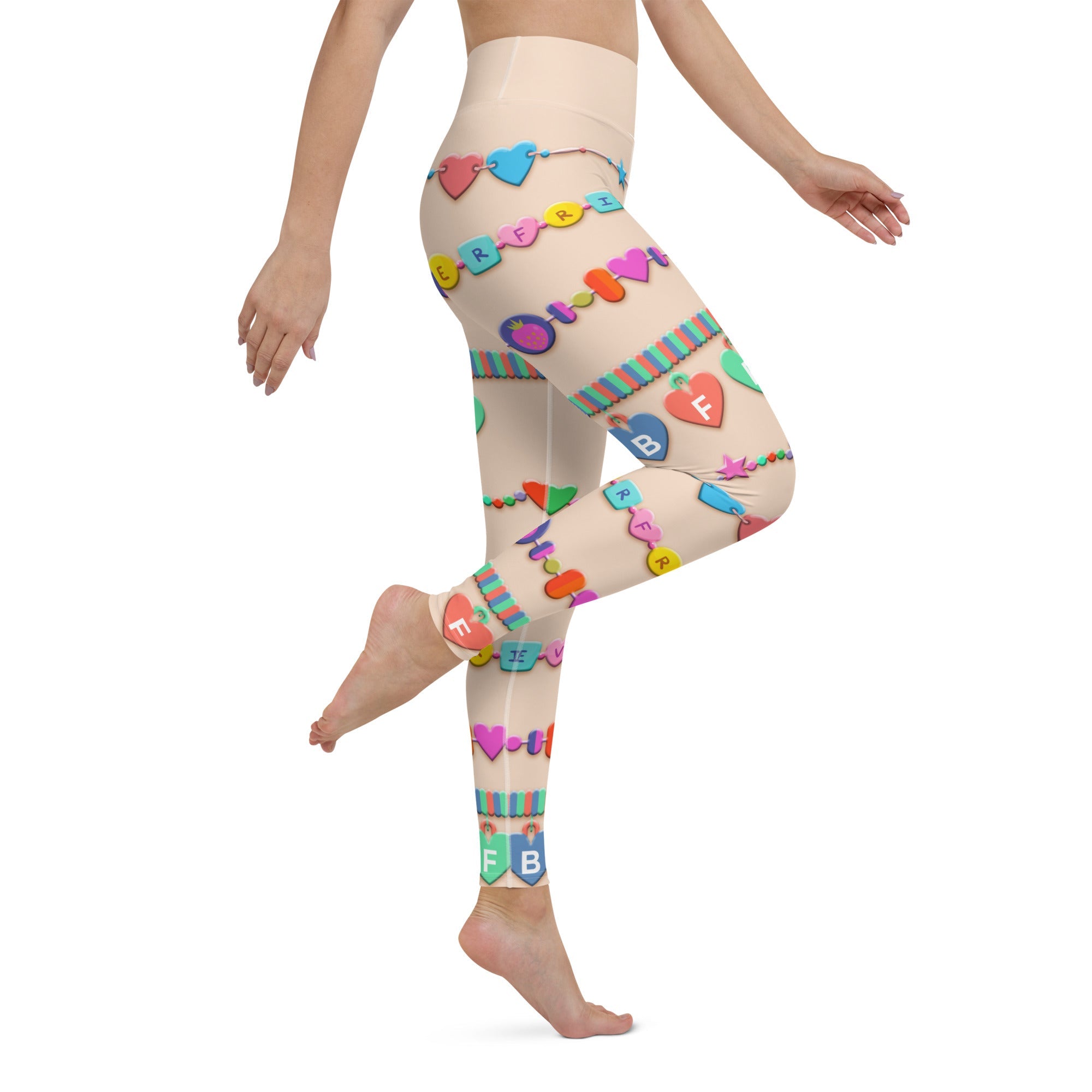 Friendship Bracelet Yoga Leggings