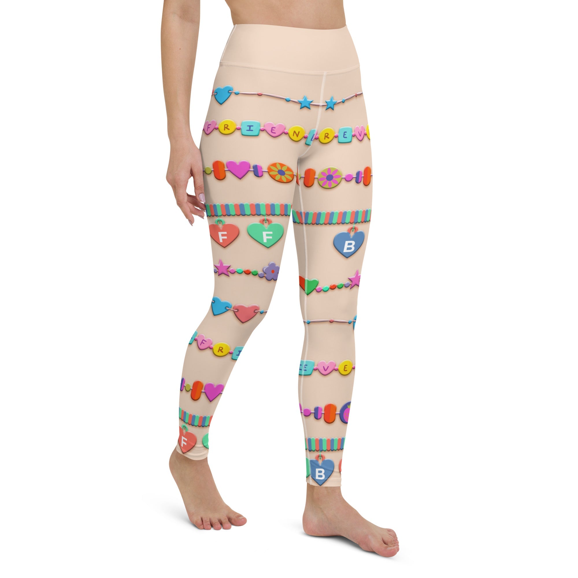 Friendship Bracelet Yoga Leggings