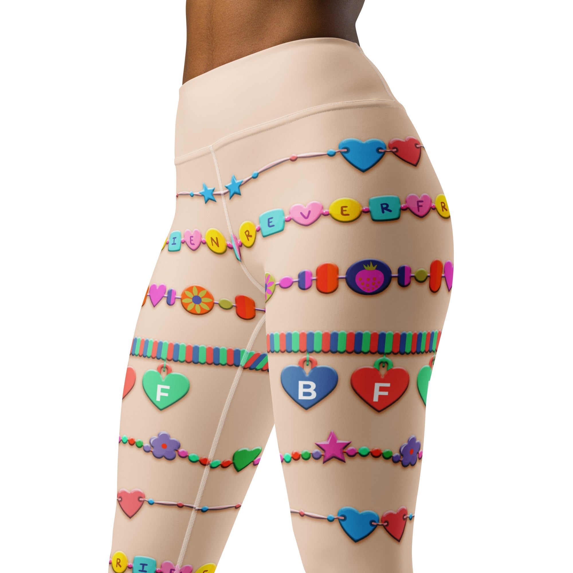 Friendship Bracelet Yoga Leggings