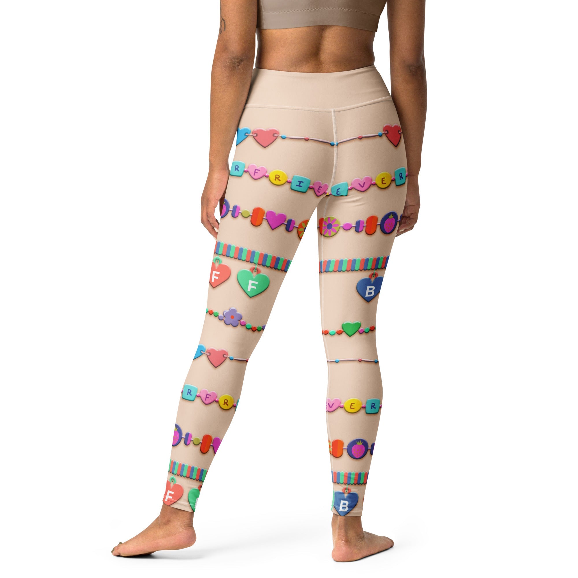 Friendship Bracelet Yoga Leggings