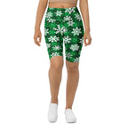 Frosted Flannel Snow Biker Shorts