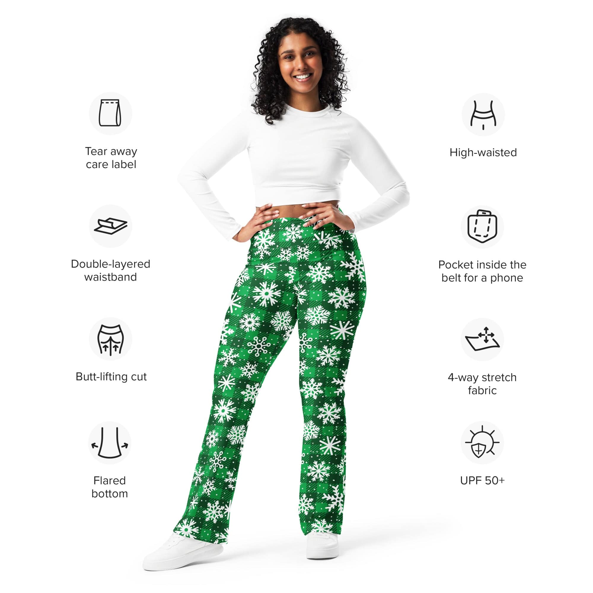 Frosted Flannel Snow Flare Leggings