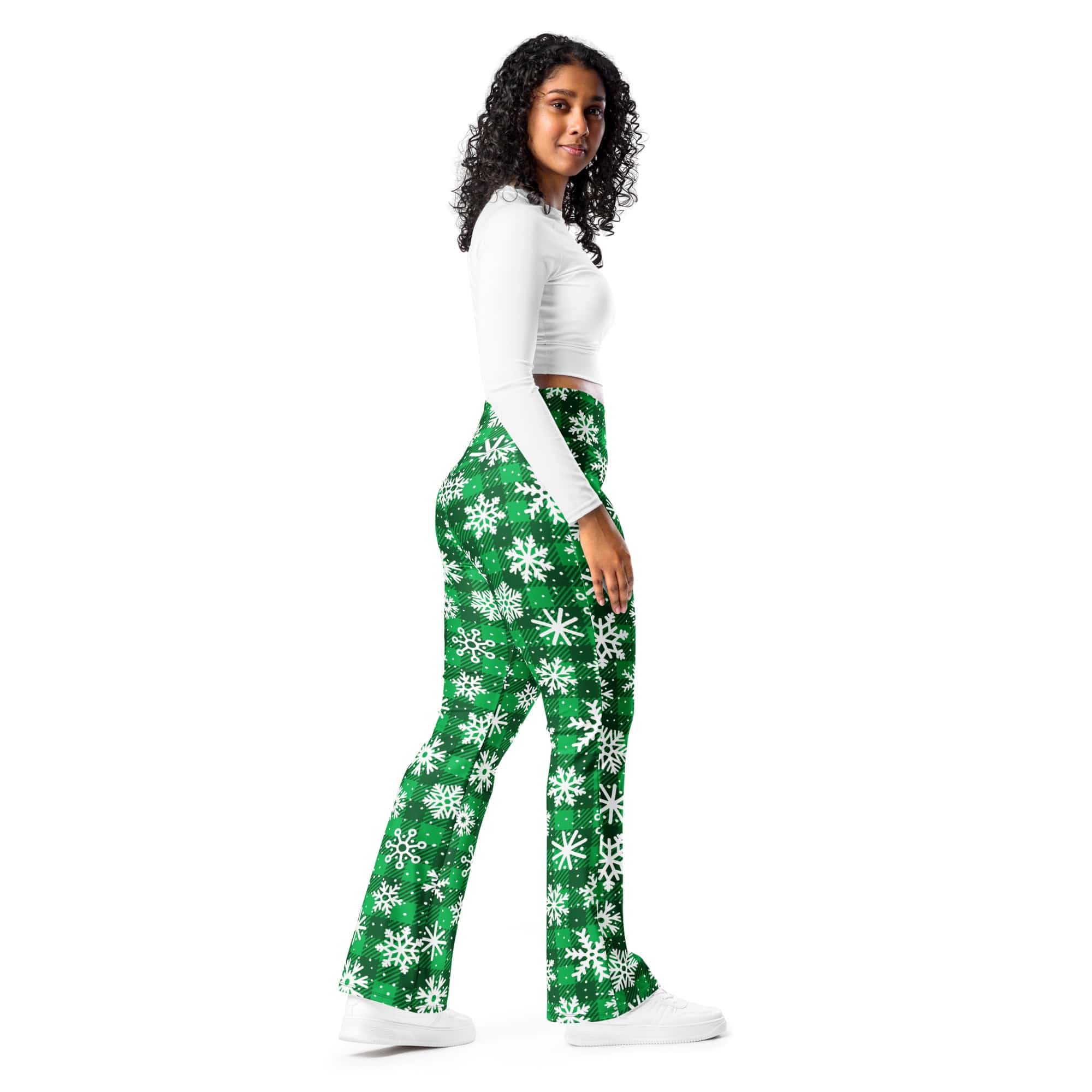 Frosted Flannel Snow Flare Leggings