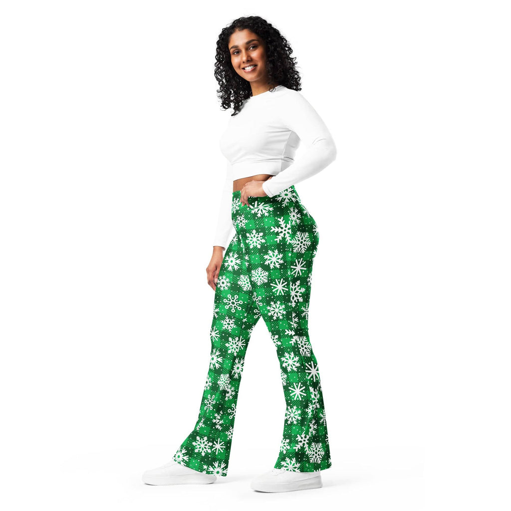Frosted Flannel Snow Flare Leggings