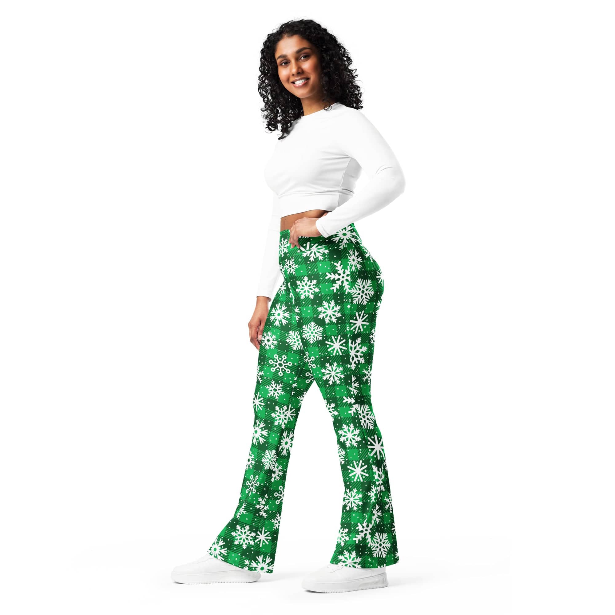 Frosted Flannel Snow Flare Leggings