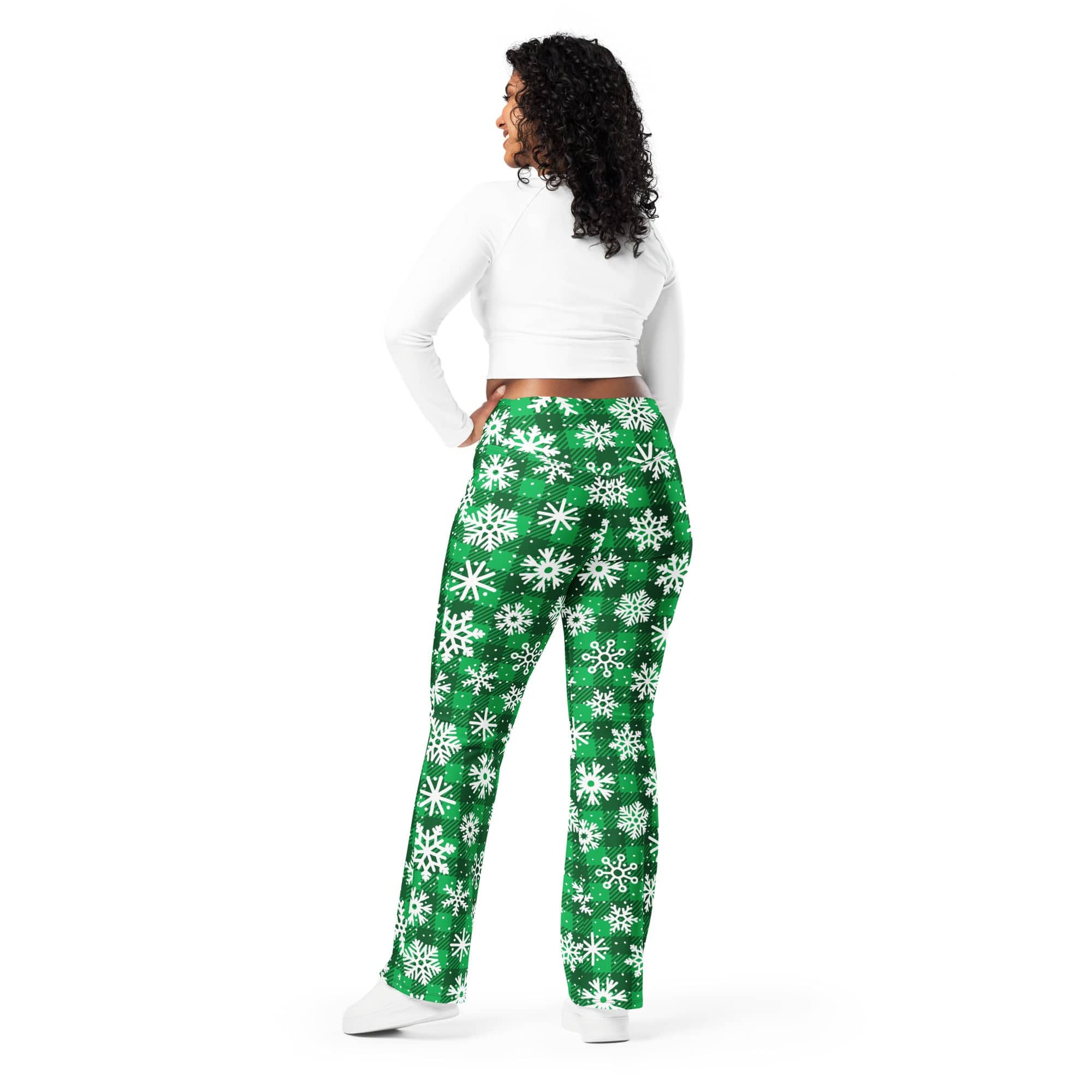 Frosted Flannel Snow Flare Leggings