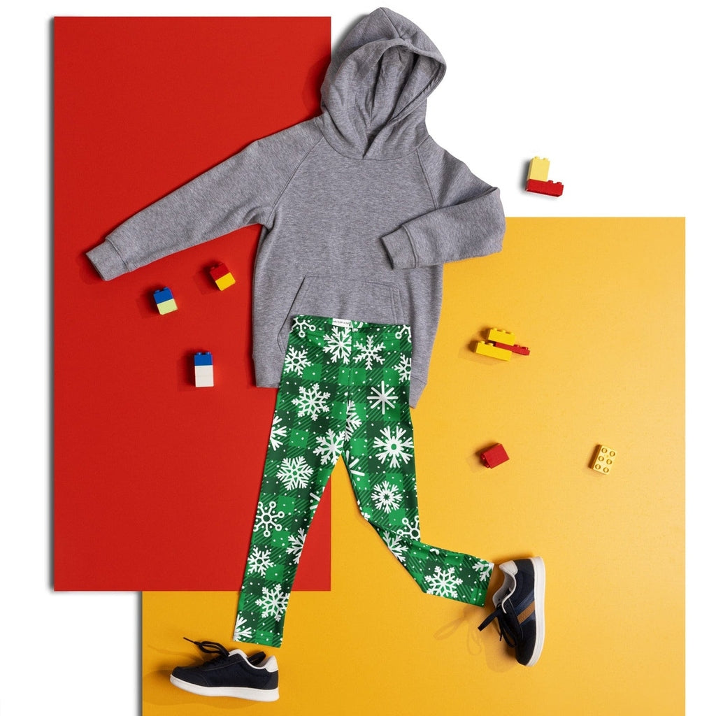 Frosted Flannel Snow Kid's Leggings
