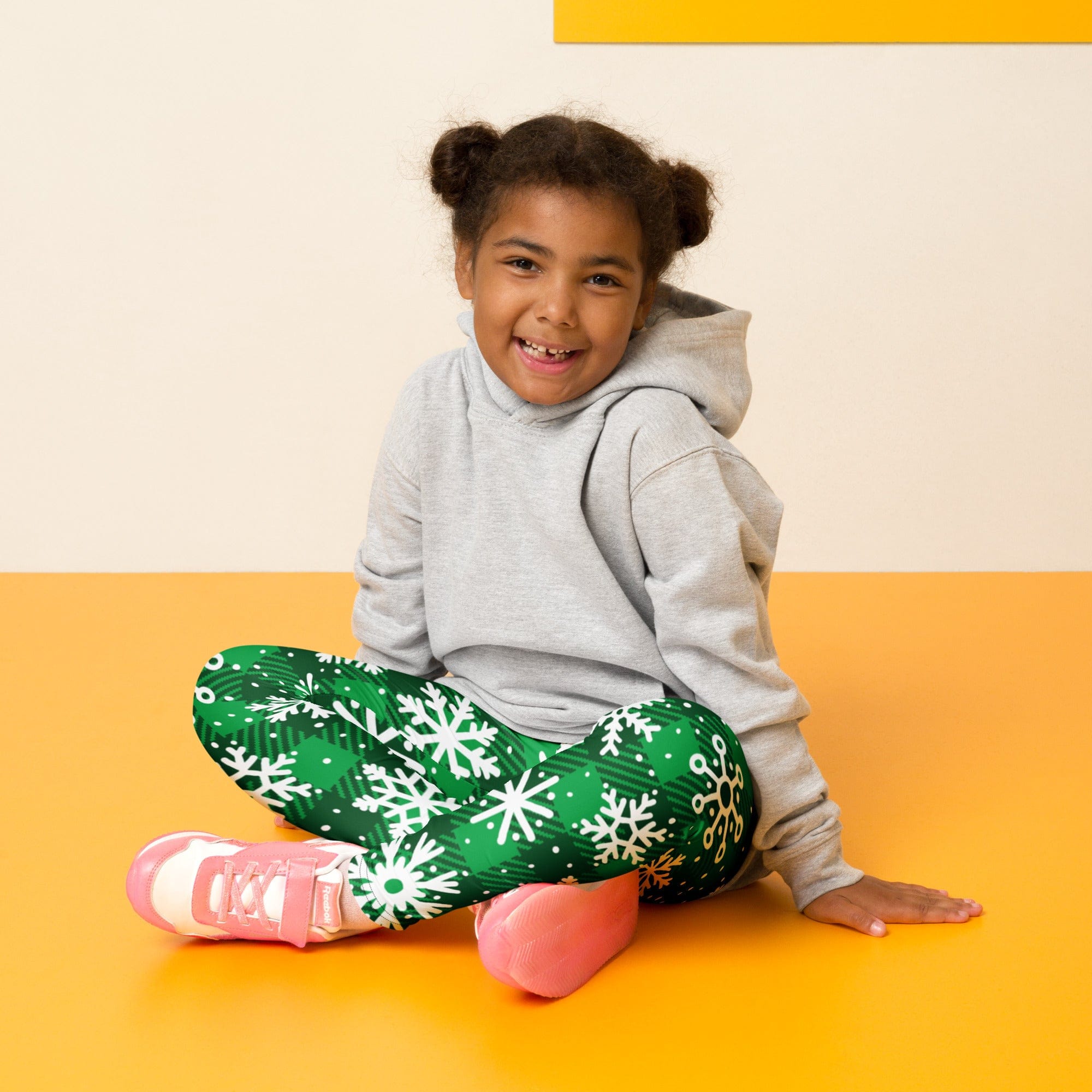 Frosted Flannel Snow Kid's Leggings