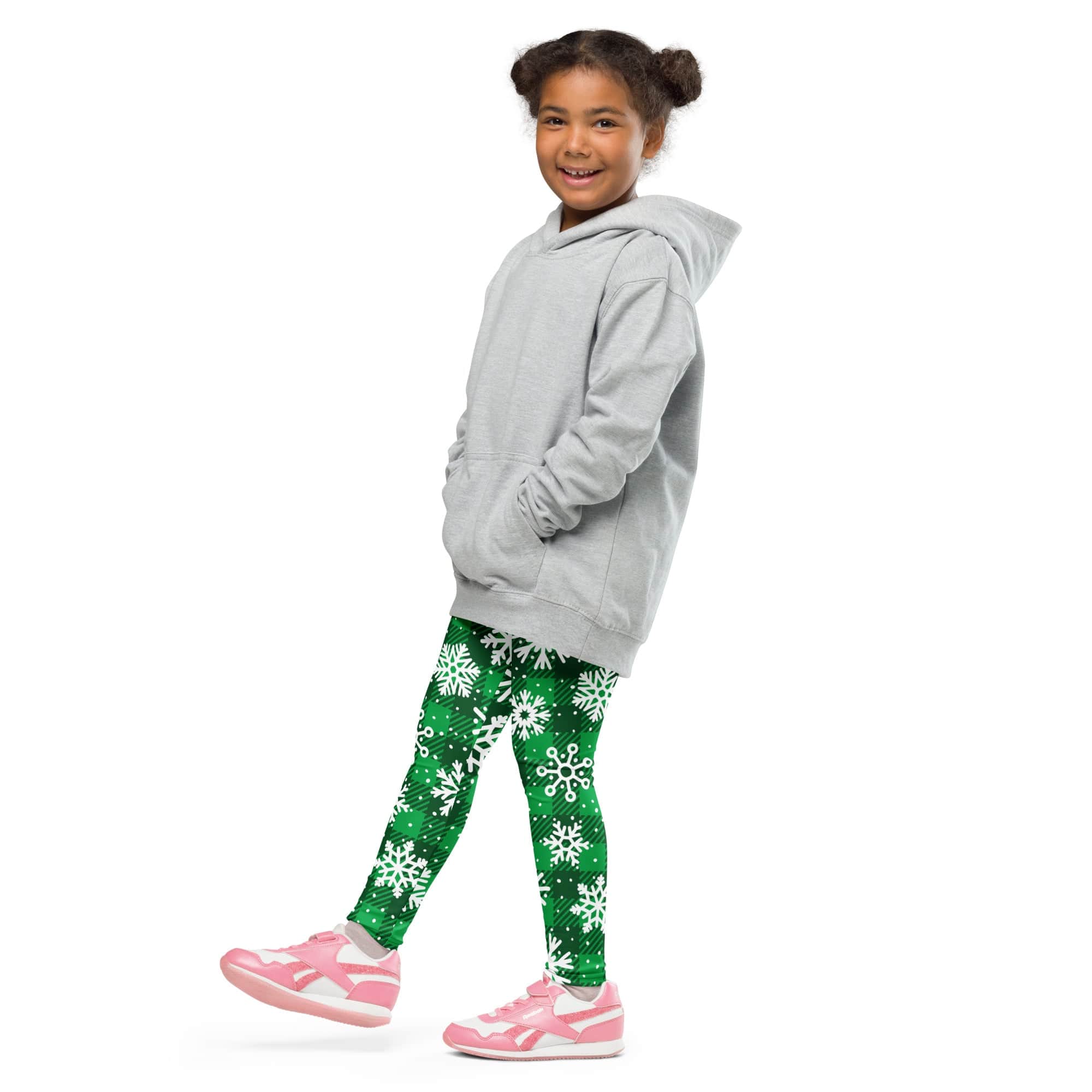 Frosted Flannel Snow Kid's Leggings